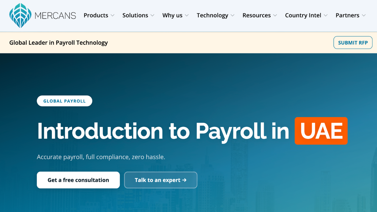 Mercans for Payroll Services in the UAE