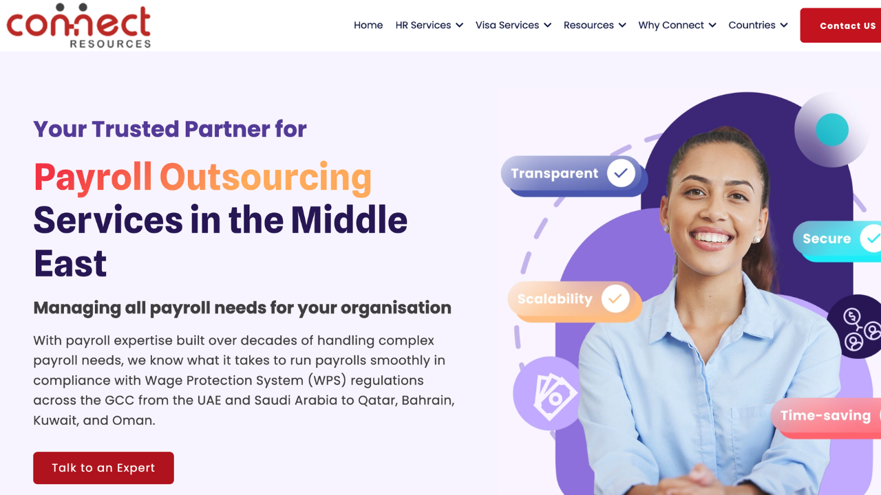 Connect Resources for Payroll Outsourcing in the UAE